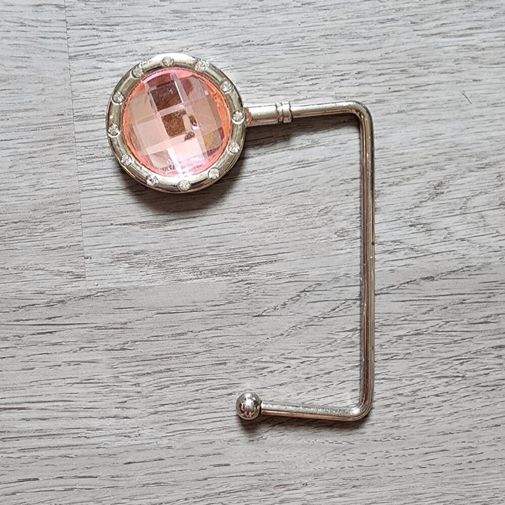 Purse Handbag Bag Table Hook Holder Embellished Accessory